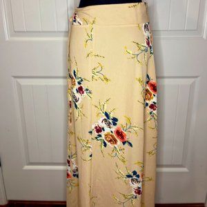 NEW - Womens Boho Floral Tie Up Waist skirt - MEDIUM